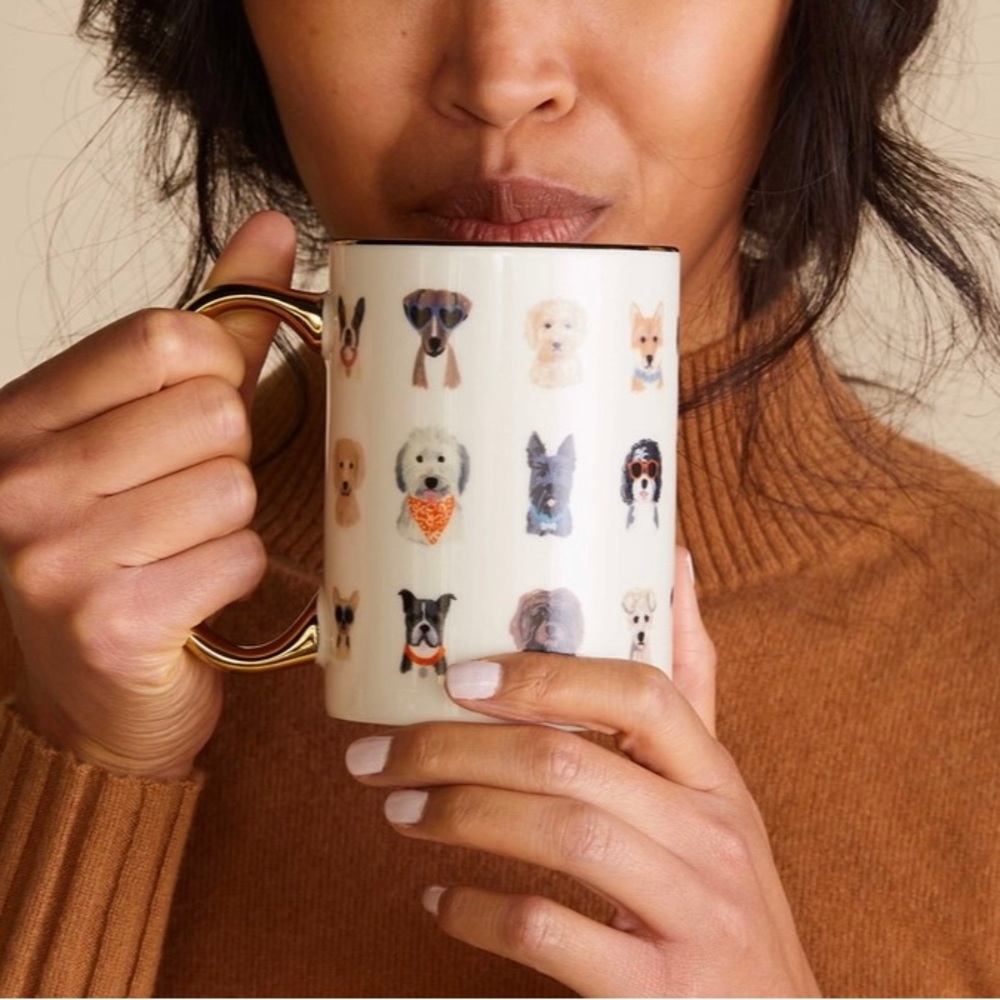 NIB Rifle Paper Co Porcelain Mug - Hot Dogs - Picture 4 of 5